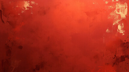 Wall Mural - Red textured background with golden accents with copy space text for design, background, and texture.