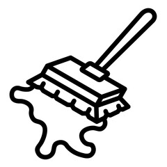 Sticker - Scrub Brush Icon