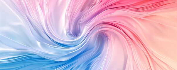 Wall Mural - abstract background with swirling light and pastel colors blending beautifully
