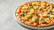 © Alex - Delicious Pizza Served on a Plate Generative AI