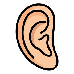 Wall Mural - Ear Icon