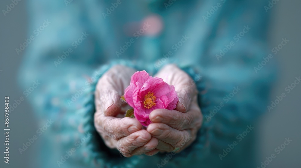 elderly woman celebrating National Age Without Apology Month adult