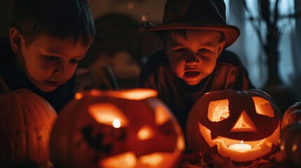 Wall Mural - Spooktacular Kids Halloween Festivities