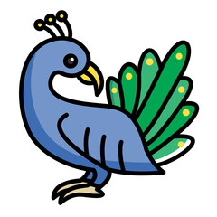 Sticker - Peacock Icon