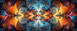 © Svitlana - A mesmerizing kaleidoscope pattern, its swirling colors and patterns creating a hypnotic effect.