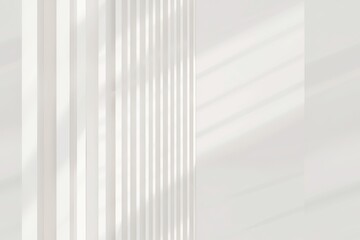 Wall Mural - White Minimalist Abstract Background created with Generative AI