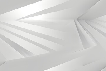 Wall Mural - White Minimalist Abstract Background created with Generative AI