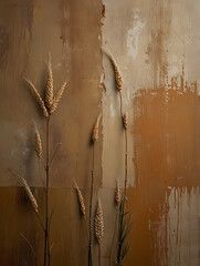 Wall Mural - background with leaves