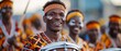 © ธนากร บัวพรหม - Kwazulu Natal Day street festival with live Zulu music performances, dancers and musicians engaging the crowd, a vibrant display of cultural pride