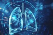 © VIK - Doctors use radiological imaging digital tomography chest to examine patient diseased lungs