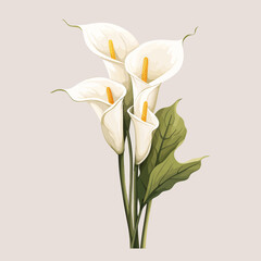 Wall Mural - Calla lily flowers