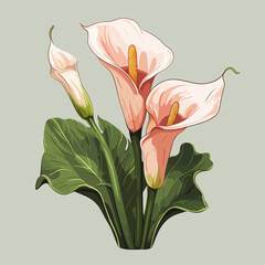 Wall Mural - Calla lily flowers