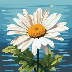 Wall Mural - Daisy flowers