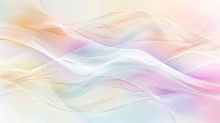 Wall Mural - A smooth gradient background with flowing light waves