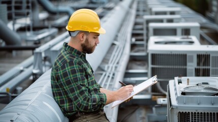 Wall Mural - engineer at work