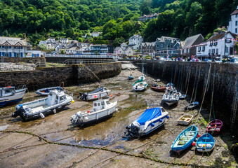 Canvas Print - Lynmouth, Devon, England.