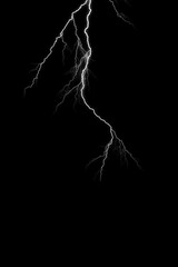 Wall Mural - lightning overlay. you can easily use cinematic storm lightning photo overlays in your work.