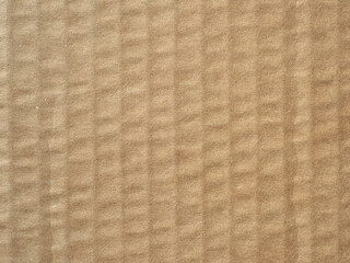 Sticker - brown corrugated cardboard texture background