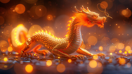 chinese dragon statue