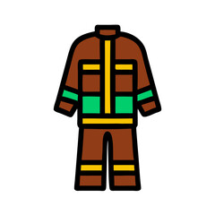 Wall Mural - fire man clothes