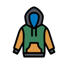 Wall Mural - hoodie icon