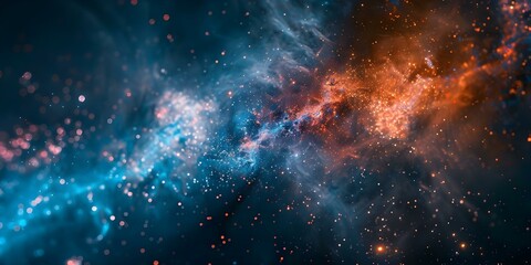 Wall Mural - cosmic nebula a vision of the universe. concept astrophotography, space exploration, cosmic phenomen