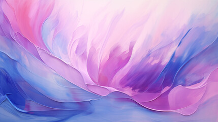 Wall Mural - Elegant Fluid Pink and Blue Abstract Design