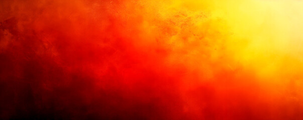 Wall Mural - Red and yellow abstract painted background gradient