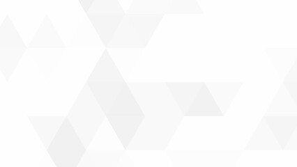 White minimalist abstract triangle background, geometric animation