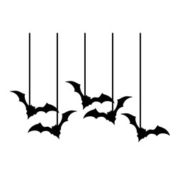 Halloween Hanging Bats