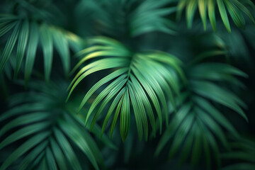 Poster - Line up banner with a green palm, world's best winner, close-up, aesthetically pleasing,