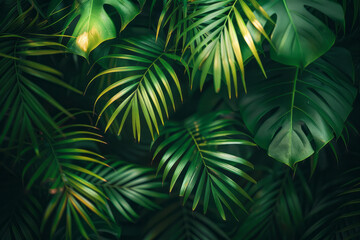 Poster - Close-up of world's best winner banner featuring green palm, ultra-high definition, aesthetically pleasing.