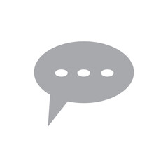 Poster - bubble chat logo icon