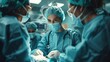 © svastix - A dedicated surgical team operating on a patient in a clean and sterile environment, employing precision and concentration to ensure the success of the medical procedure.