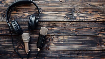 podcast, audio, listen, radio, studio, background, mobile, broadcast, sound, phone, equipment, recording, smartphone, earphones, screen, blue, business, isolated, concept, program, lightbox, news
