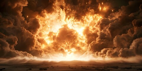 Genesis 11 God created heavens and earth in fiery explosion. Concept It seems like you are referring to the book of Genesis in the Bible