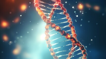 Poster - A captivating animation of a digital DNA molecule, its structure morphing into various medical challenges, highlighting the ongoing battle against diseases.