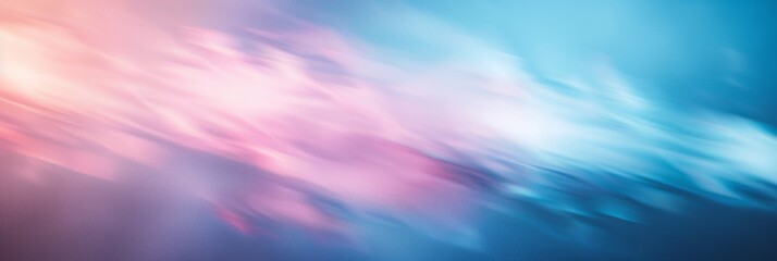 Wall Mural - a wide-angle view of a soft, ethereal background with light blue and pink hues creating a gentle, fl