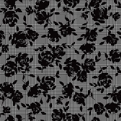 Sticker - Abstract floral pattern perfect for textile design,