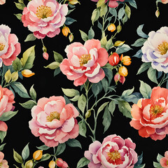 Wall Mural - Flower background 