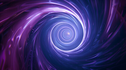 Wall Mural - abstract purple neon light circle lines background