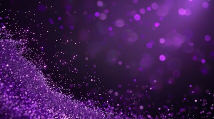 Random dark purple glitter background. 