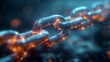 © RichWolf - Exploring a cuttingedge vision of Blockchain Technology through interconnected Digital Chain Links