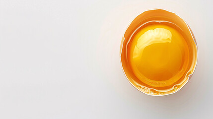 a yolk in a bowl