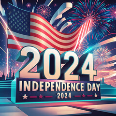 Wall Mural - Independence Day 2024