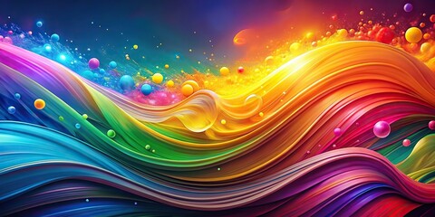 Wall Mural - Vibrant and colorful abstract background design, bright, colorful, vibrant, abstract, backdrop, texture,modern, gradient