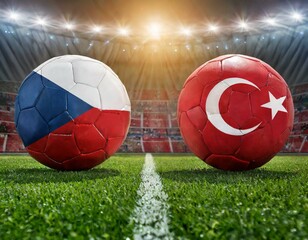 Tschechien vs Türkei , Fußball Stadion