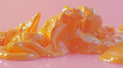 Wall Mural - close up of jelly