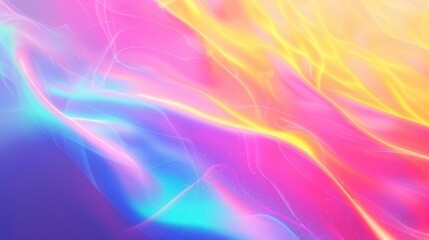 Wall Mural - Abstract pixel gradient background with vibrant neon colors