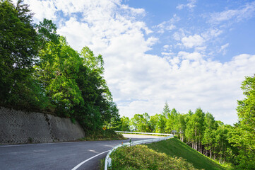 Wall Mural - 美ヶ原高原ドライブ　県道464号線